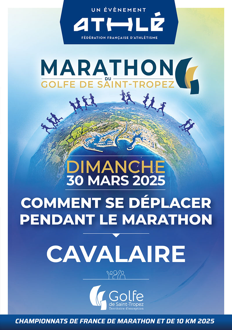 Comments se deplacer pendant le marathon : Cavalaire