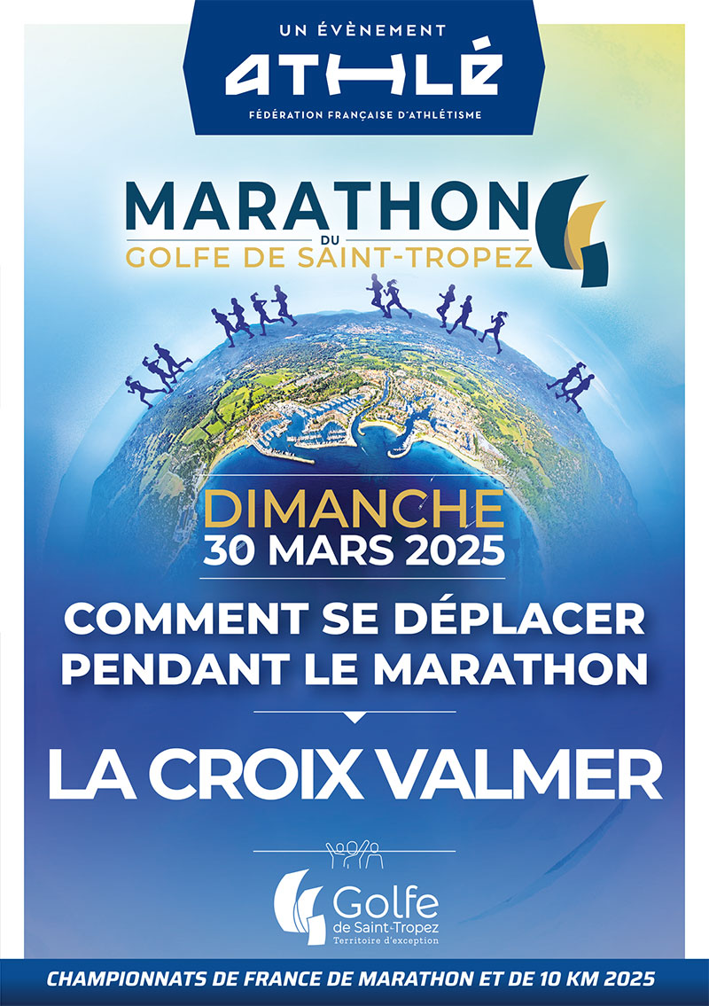 Comments se deplacer pendant le marathon : La-Croix-Valmer